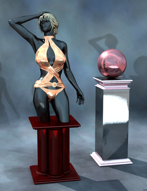 DLD High Gloss Metallic Shaders for DS by: Digital Lite Design, 3D Models by Daz 3D