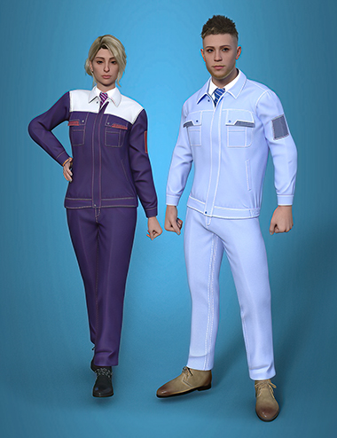 Engineer Uniform Outfit for Genesis 9 | Daz 3D