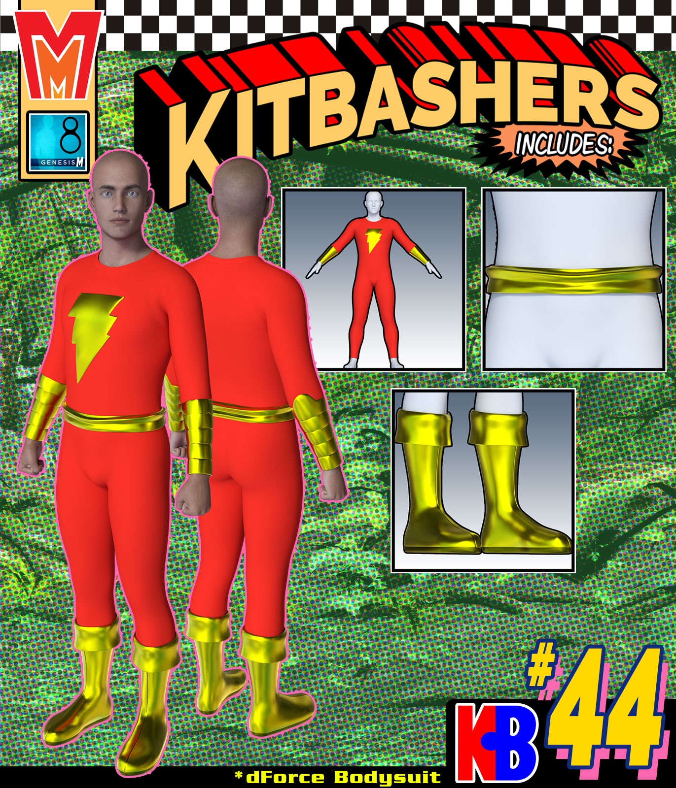 Kitbashers 044 MMG8M by: MightyMite, 3D Models by Daz 3D