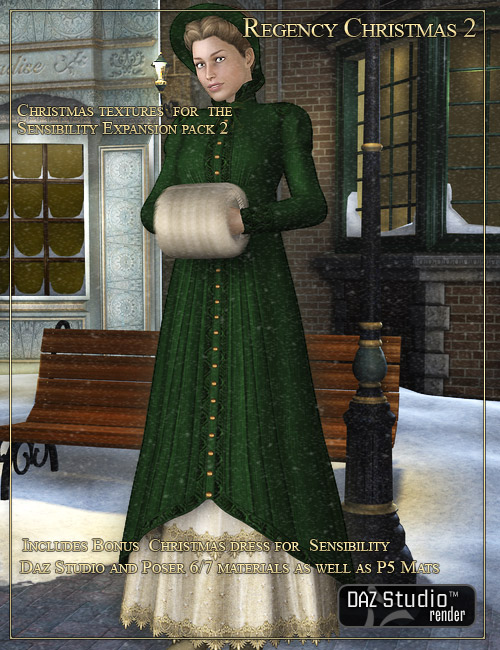 Regency Christmas 2 by: LaurieS, 3D Models by Daz 3D
