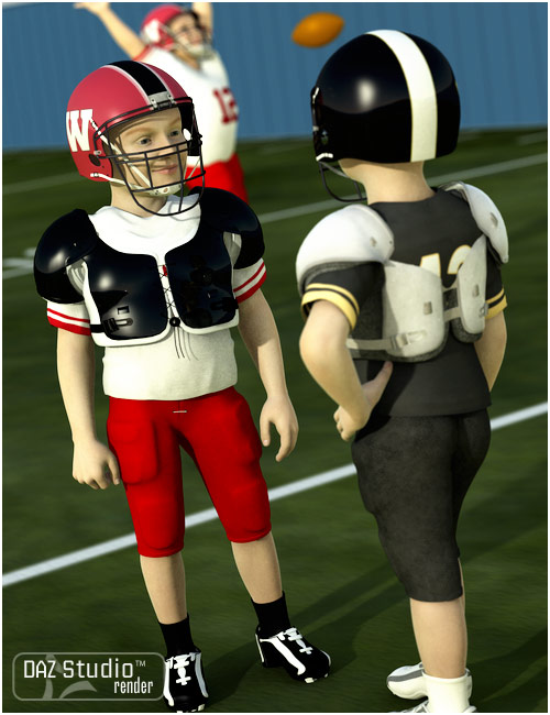 K4 Football Uniform K4 Football Uniform by: Barbara Brundon, 3D Models by Daz 3D