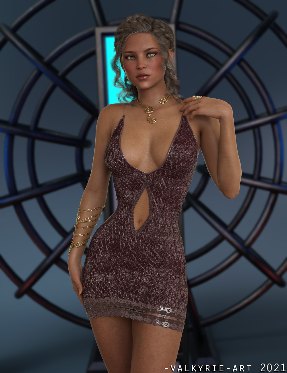 InStyle - dForce Seamless Slip Dress for Genesis 8 Females by: valkyrie, 3D Models by Daz 3D