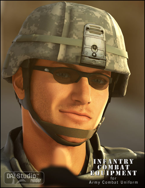 Infantry Combat Equipment by: , 3D Models by Daz 3D