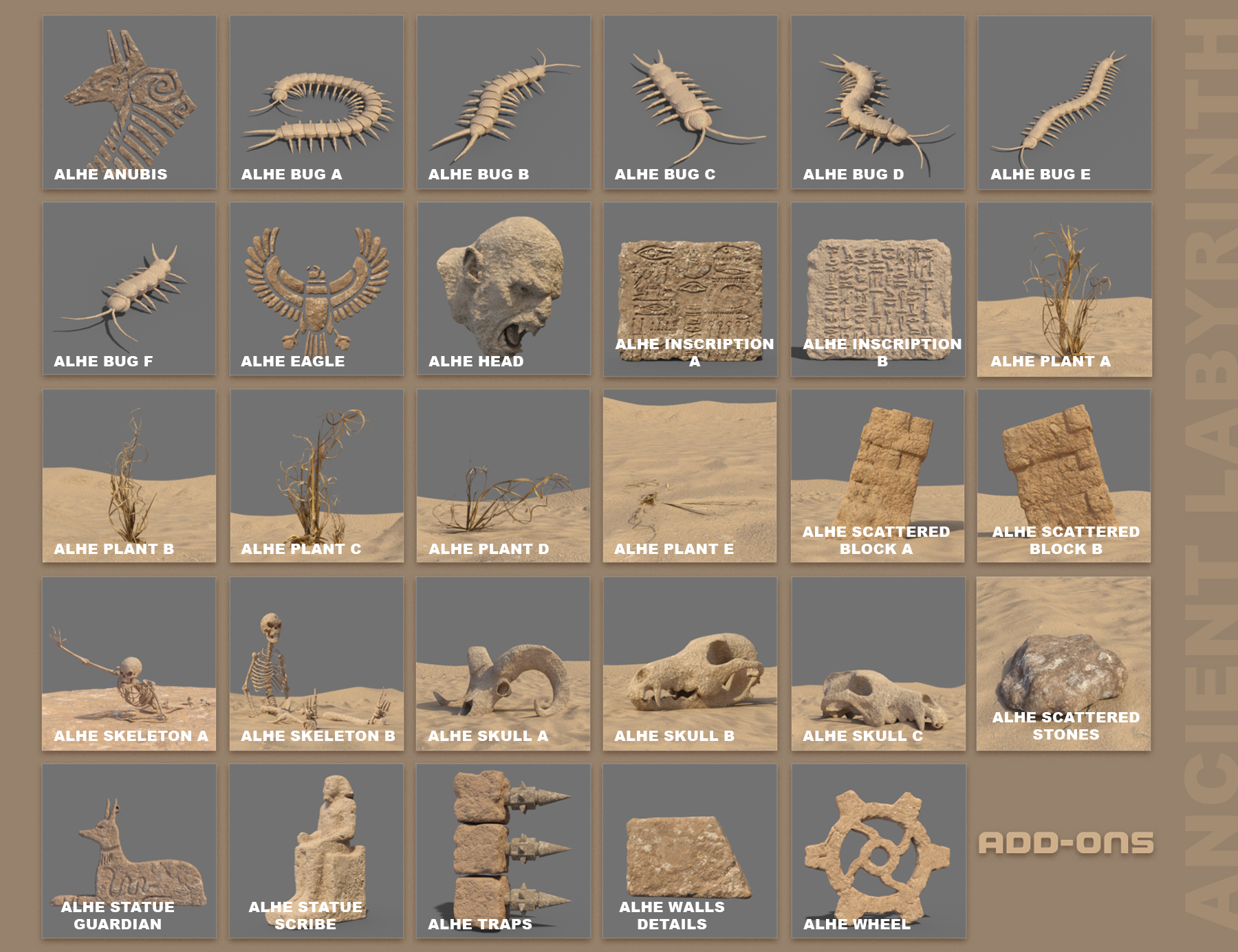 Ancient Labyrinth - Huge Environment for Daz Studio | Daz 3D