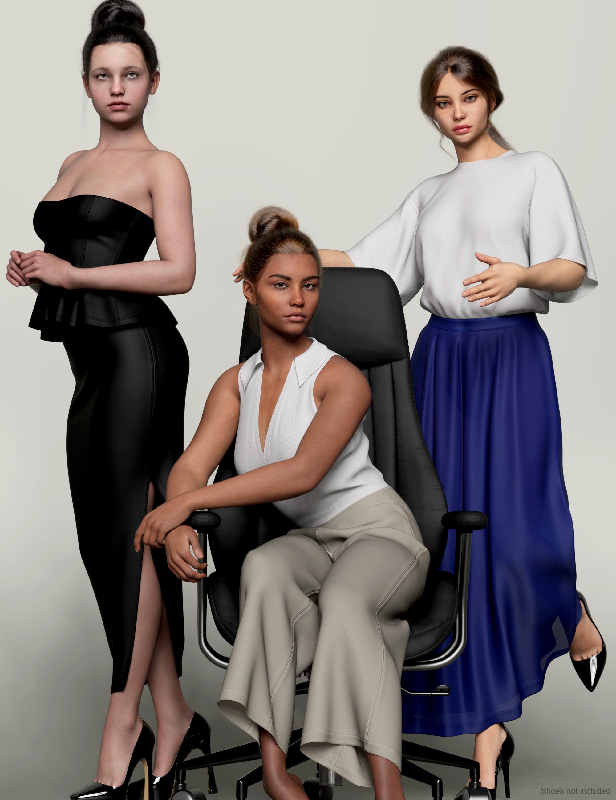 dForce 10-in-1 Sophisticated Wardrobe for Genesis 9 by: outoftouch, 3D Models by Daz 3D