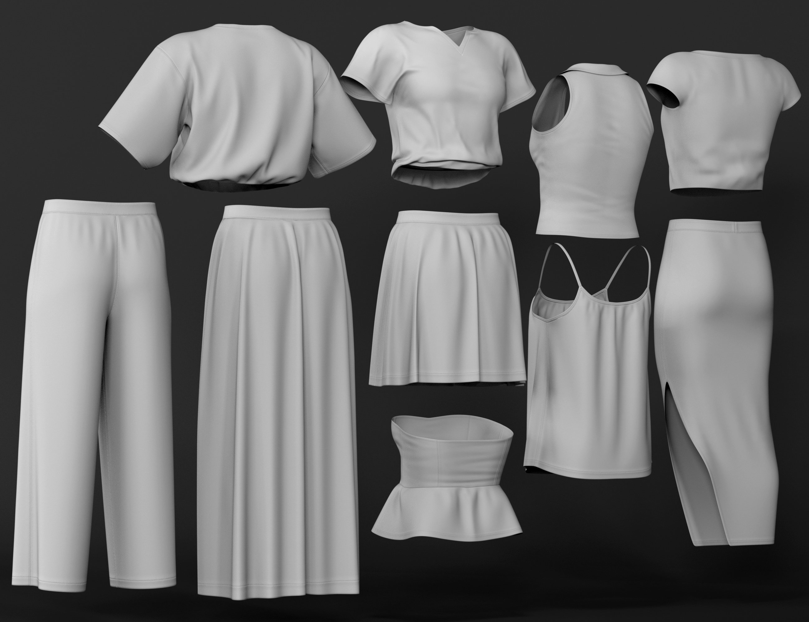 dForce 10-in-1 Sophisticated Wardrobe for Genesis 9 | Daz 3D