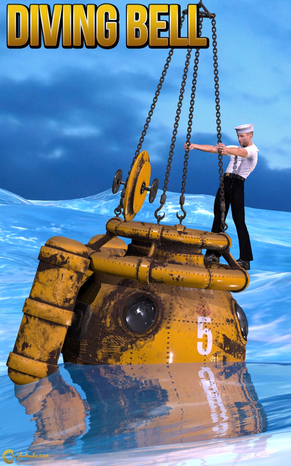 diving-bell-daz-3d