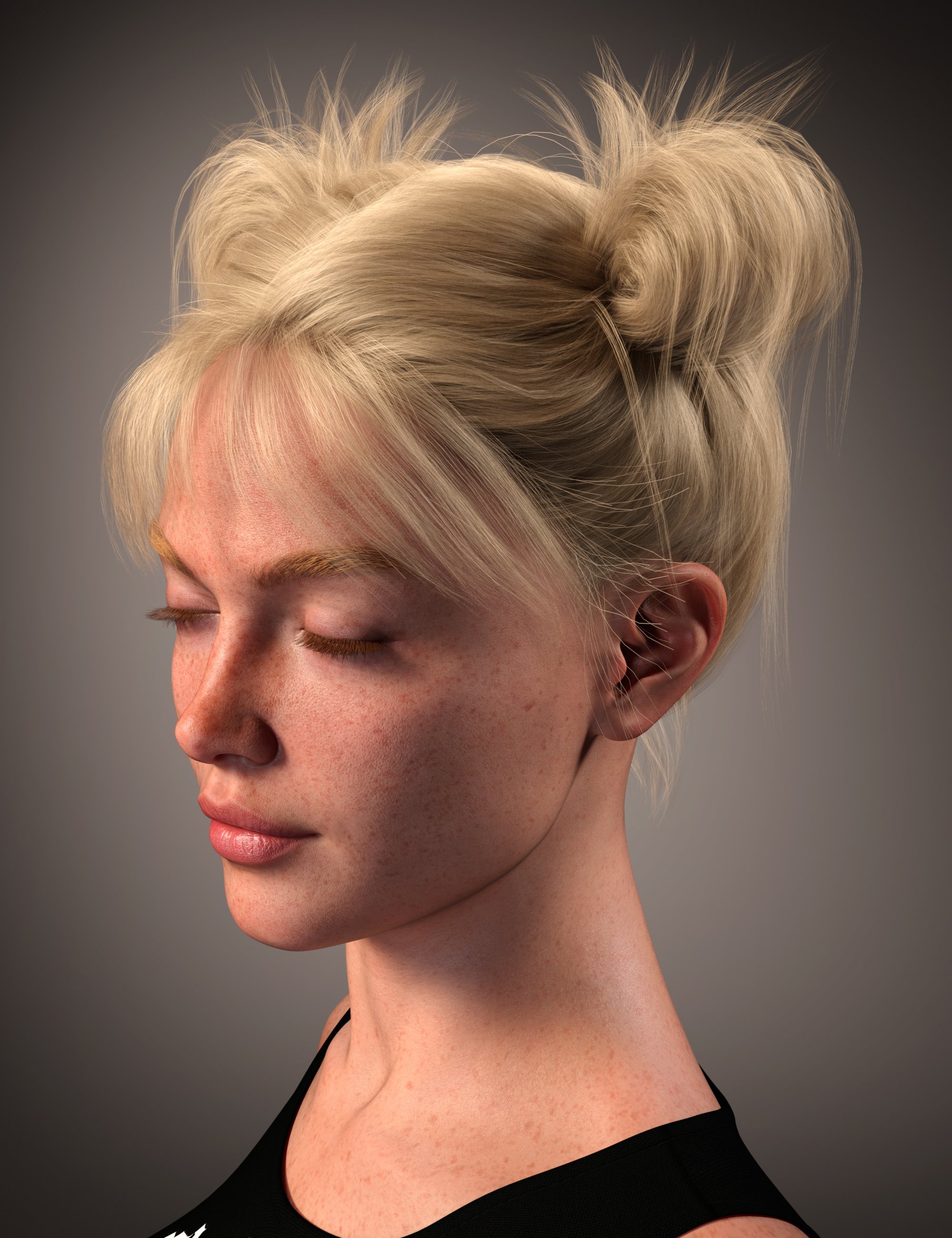 FE Split Bangs Pillow Hair for Genesis 9 | Daz 3D