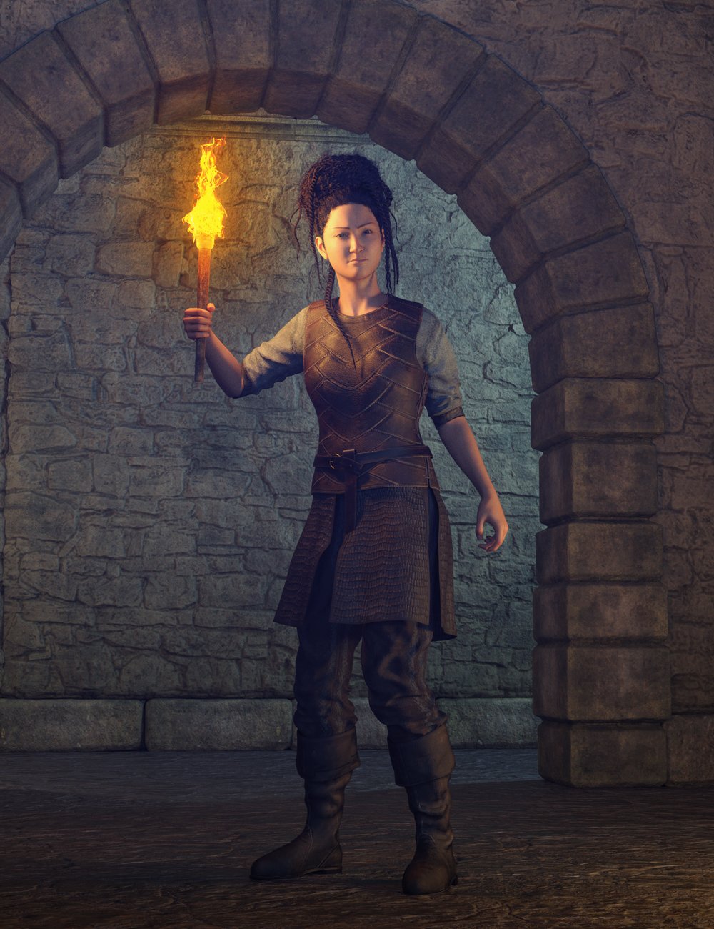 Muelsfell Dungeon Torchbearer