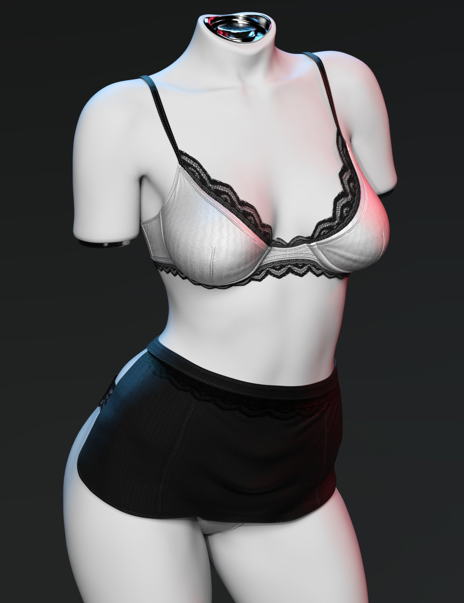 X-Fashion Naughty Maid Set for Genesis 9