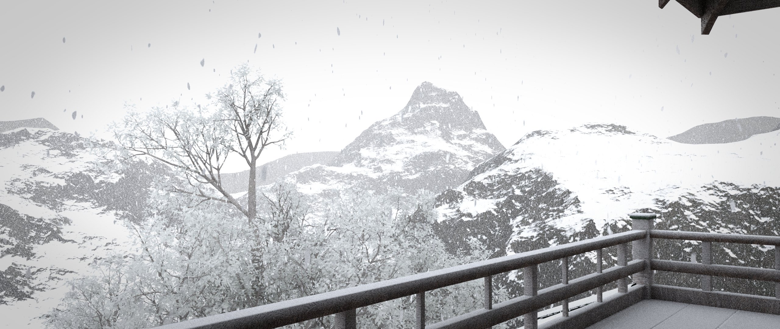 Zen Mountain Snow Add On