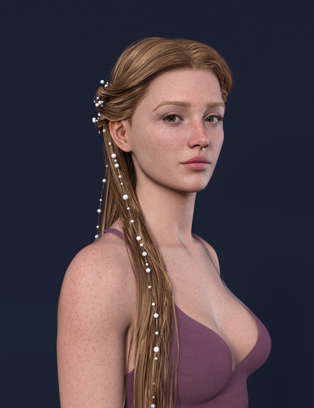 dForce Shaely Hair for Genesis 9 by: TMDesign, 3D Models by Daz 3D