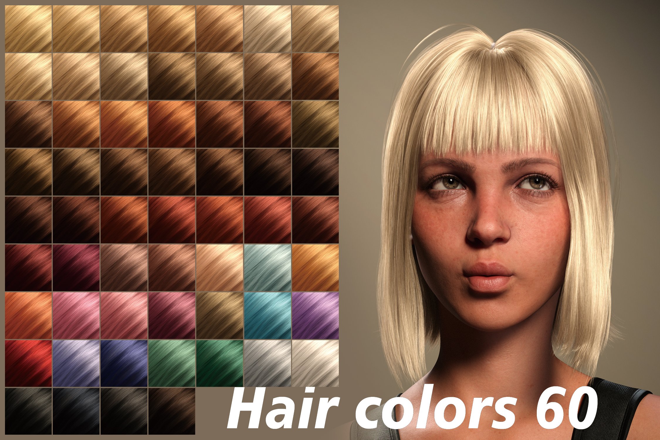  FE Cute Short Hair for Genesis 9 | Daz 3D