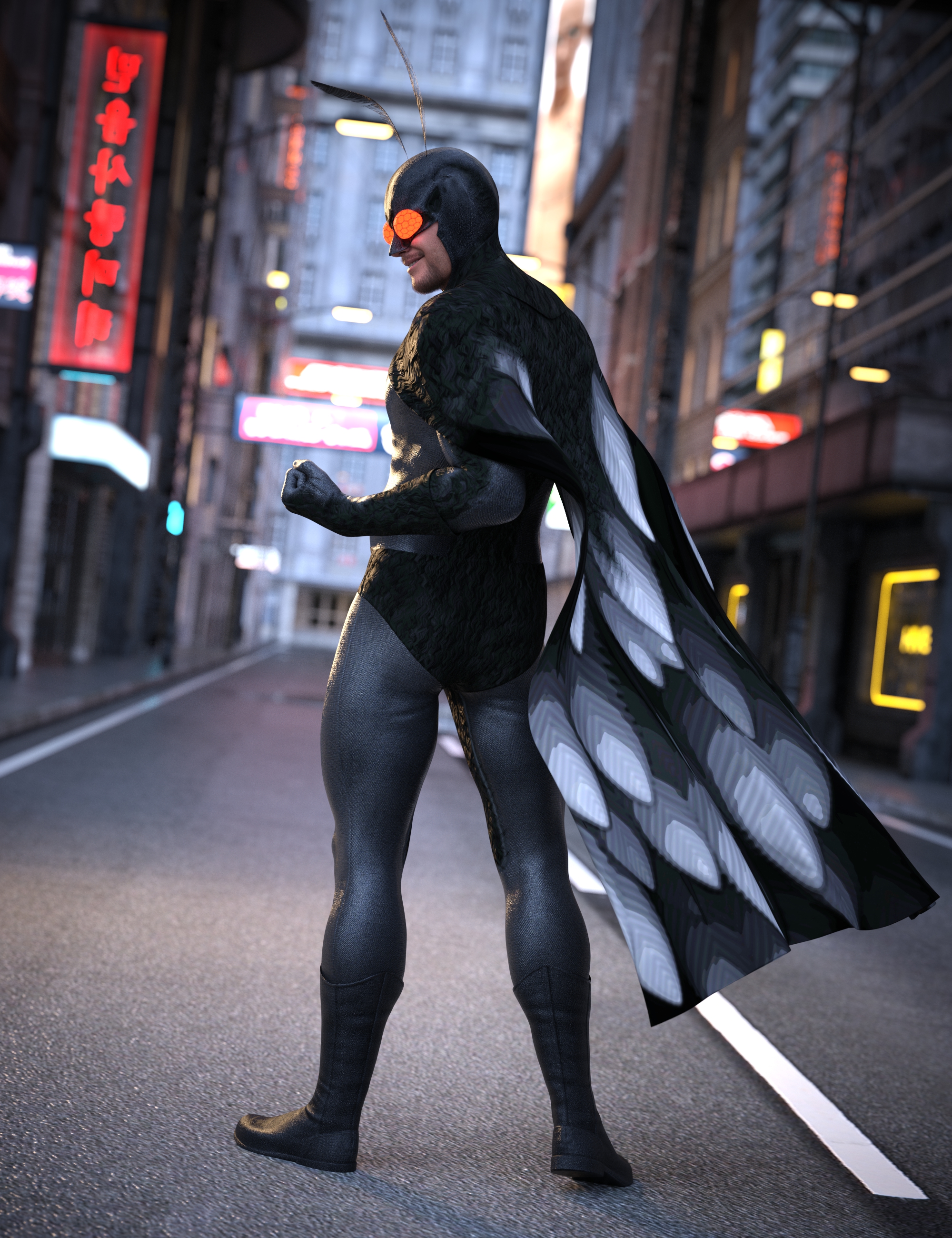 dForce Cryptid Heroes Outfit for Genesis 9