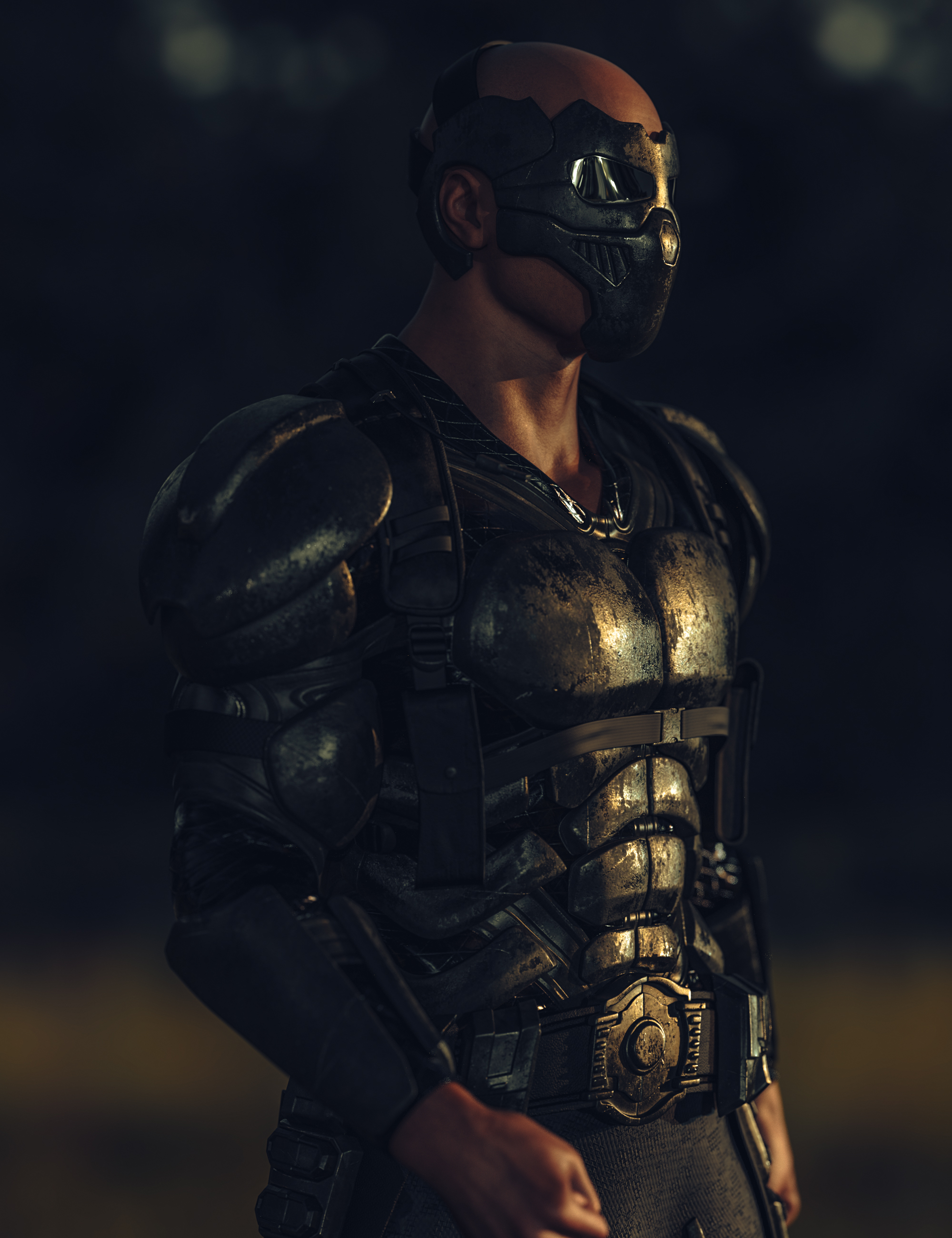 BW The Night Hunter Outfit For Genesis 9