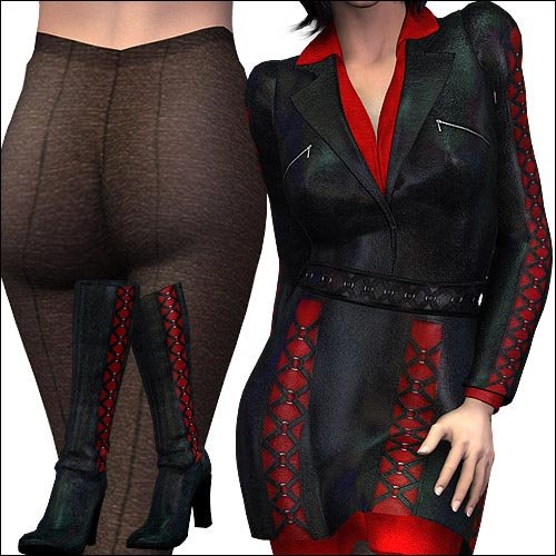 'Hearts on Fire' Textures for Dresscoat Italia by: Lisa's Botanicals, 3D Models by Daz 3D
