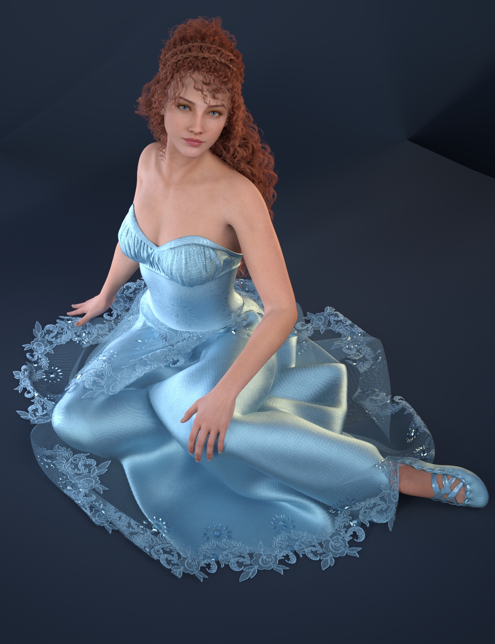dForce Fae Dress for Genesis 9
