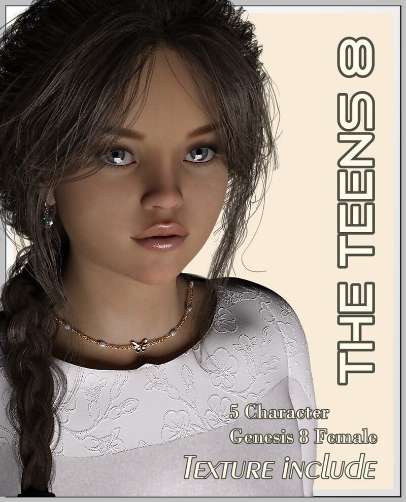 The Teens-8 Genesis 8 Female | Daz 3D