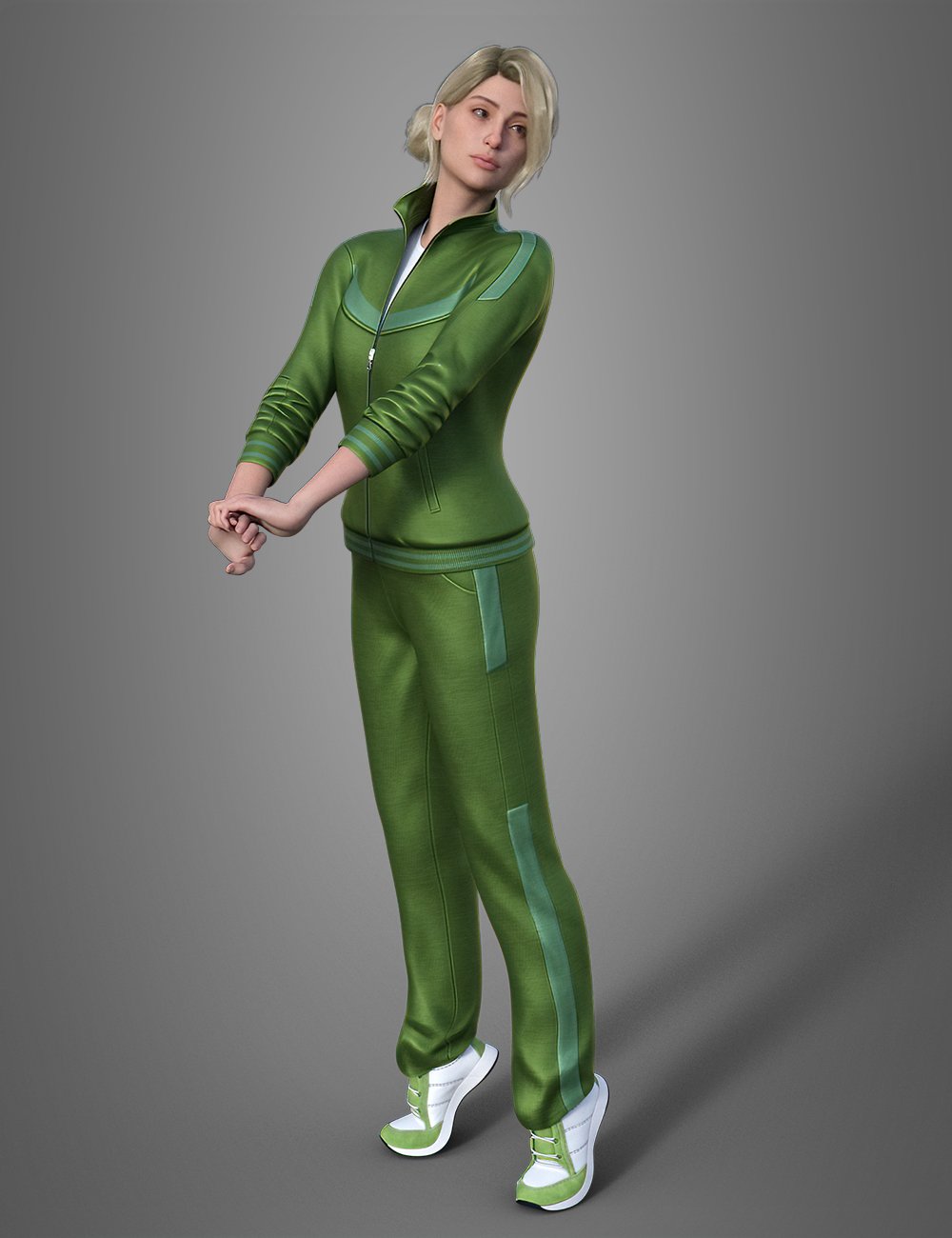 Long Tracksuit Outfit for Genesis 9