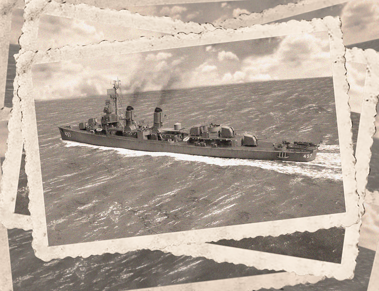 Fletcher Class Destroyer Daz 3D