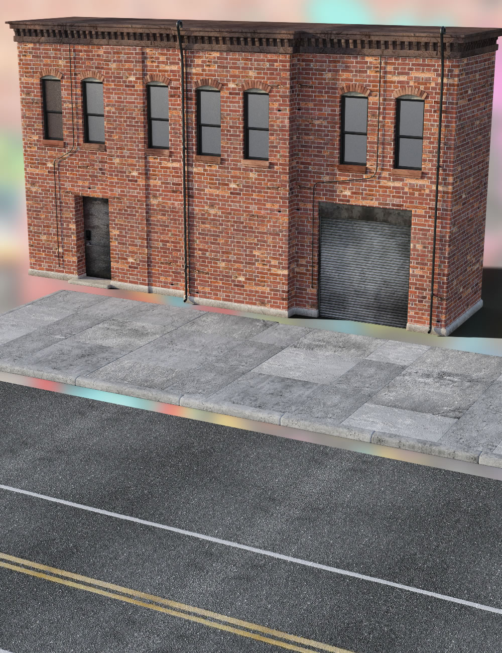 Street Rendrs Graffiti Street Scene | Daz 3D