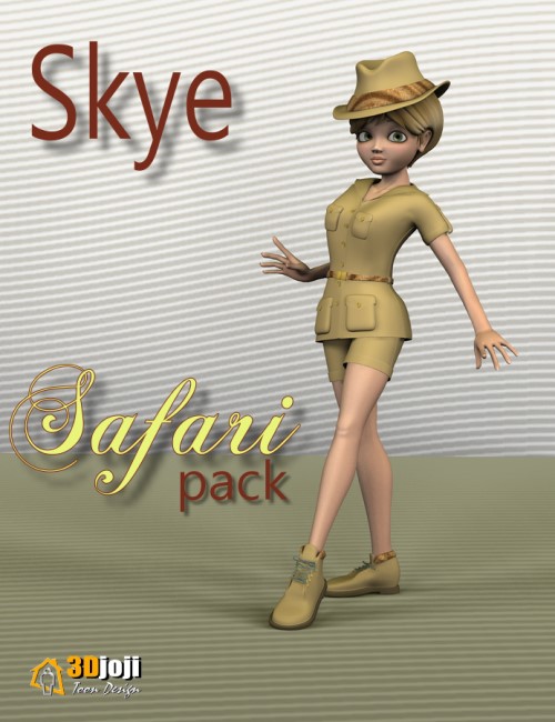 Skye Safari Pack by: 3djoji, 3D Models by Daz 3D