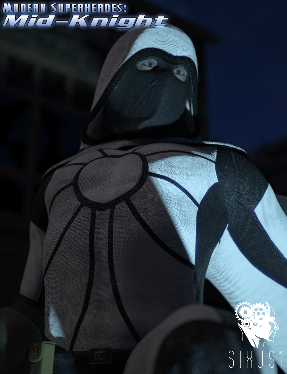 Modern Superheroes: Mid-Knight for G8M | Daz 3D