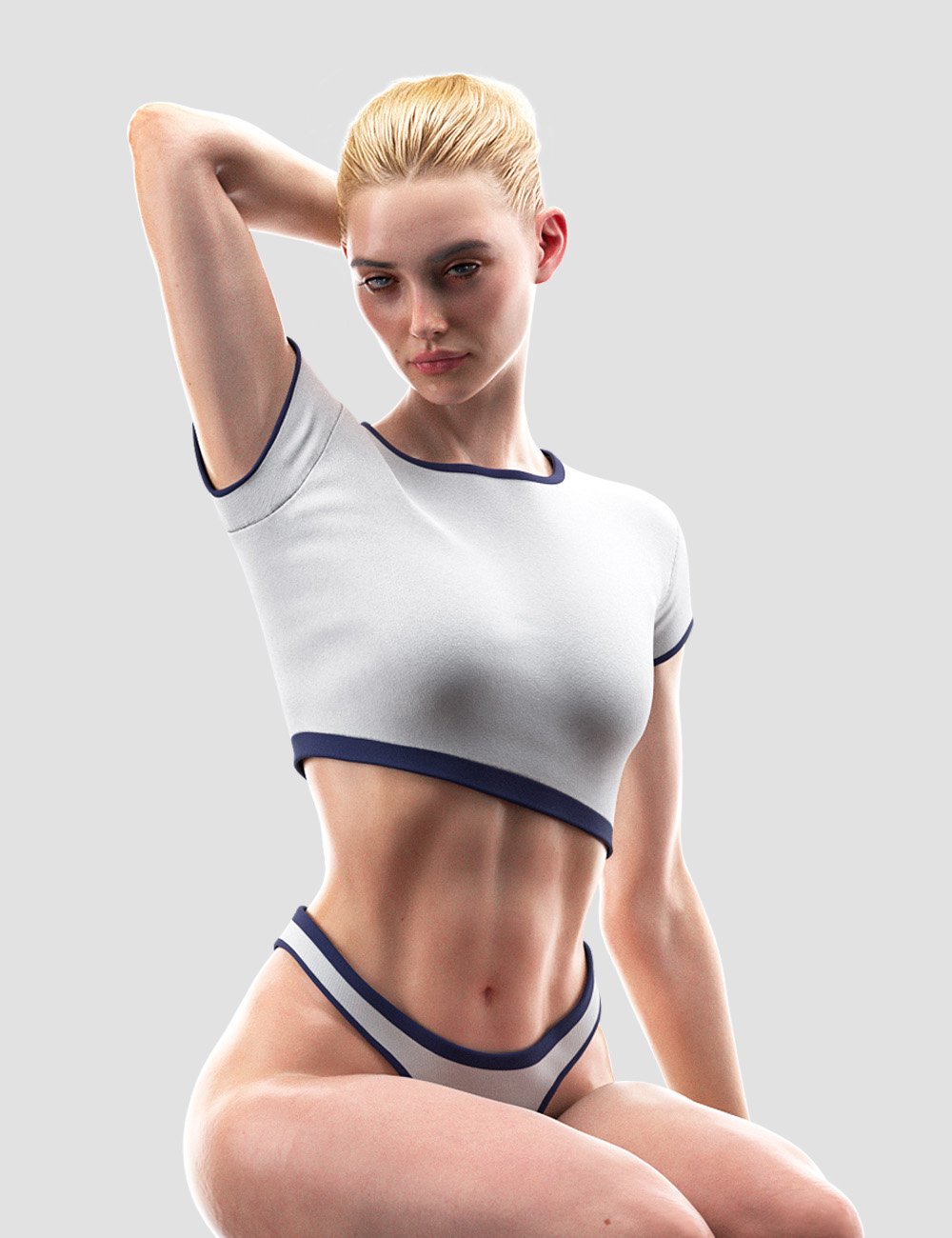 dForce Sleepy Outfit for Genesis 9 by: Romeo, 3D Models by Daz 3D