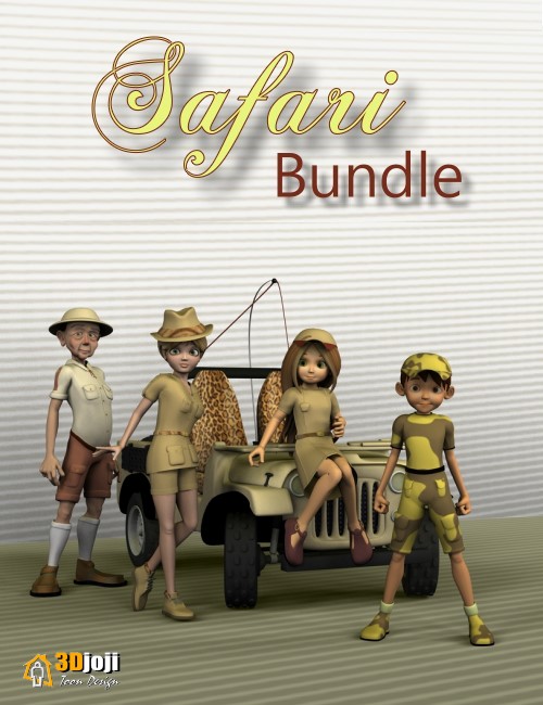 Safari Bundle by: 3djoji, 3D Models by Daz 3D
