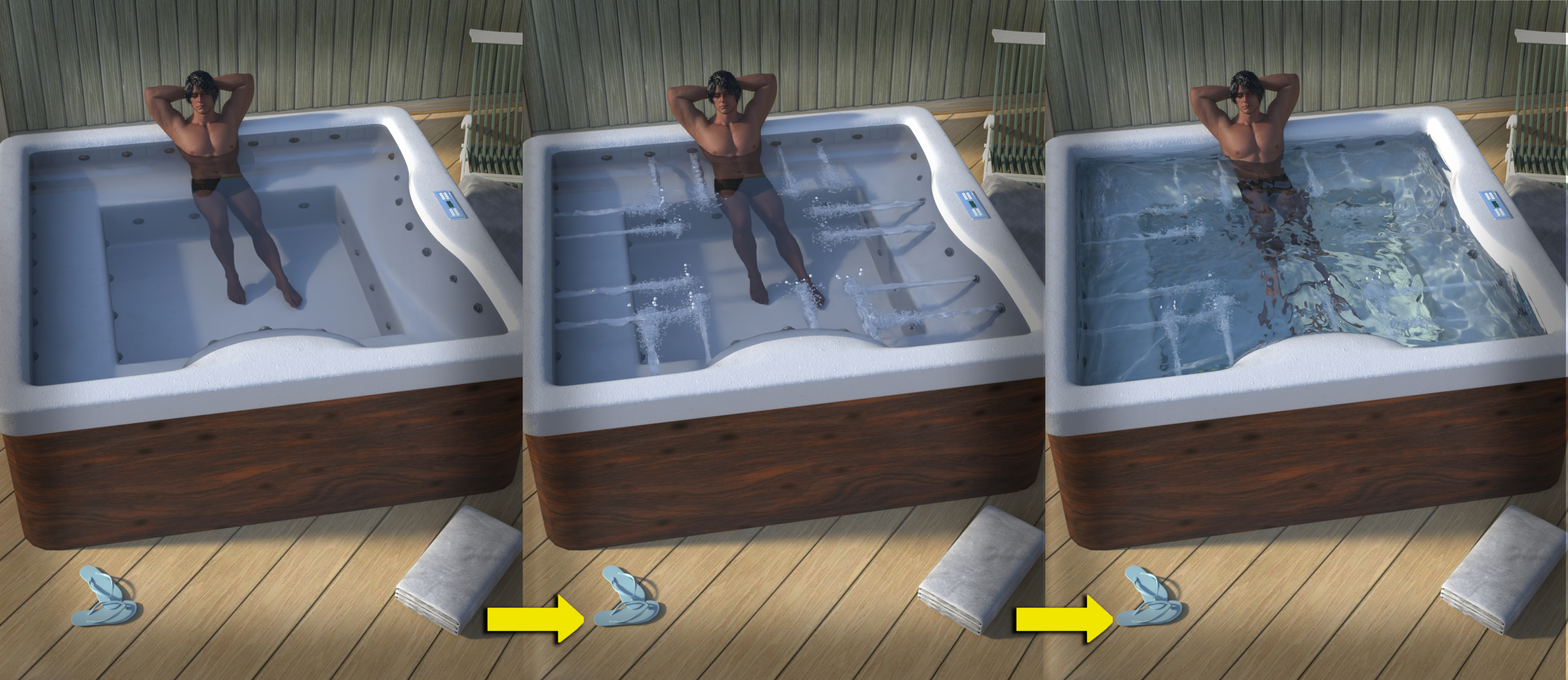 SY Hot Tub Enhancer Iray