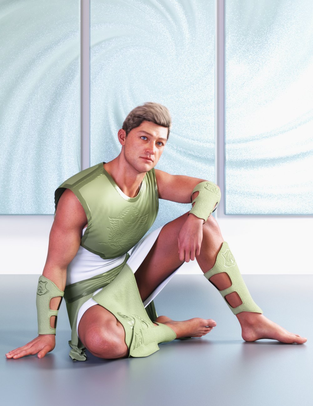 JMR dForce Marcus Warrior Outfit for Genesis 9