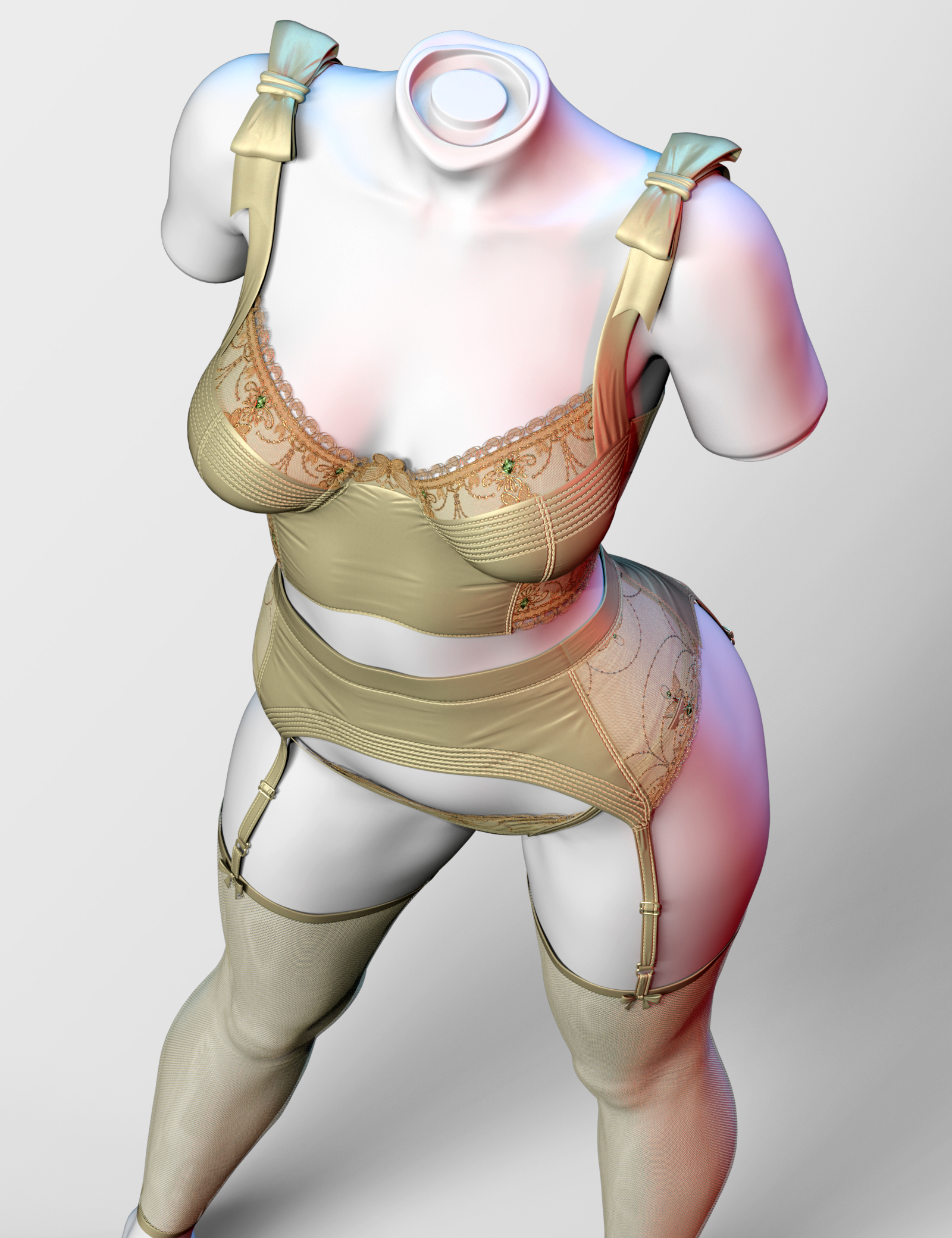 X-Fashion Vintage Lingerie for Genesis 9