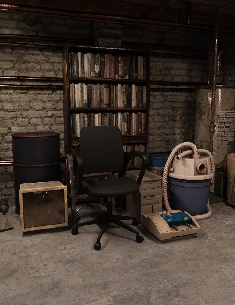 FG Very Old Basement by: IronmanFugazi1968, 3D Models by Daz 3D