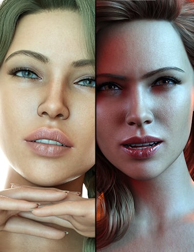 Z Angel or Devil Mix and Match Expressions for Genesis 9 | Daz 3D
