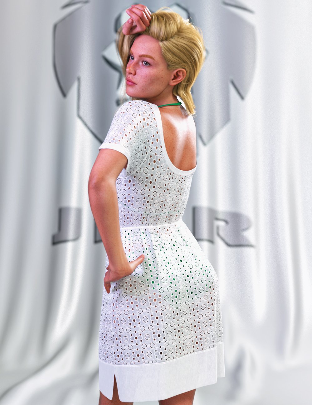 JMR dForce Florence Beach Dress for Genesis 9