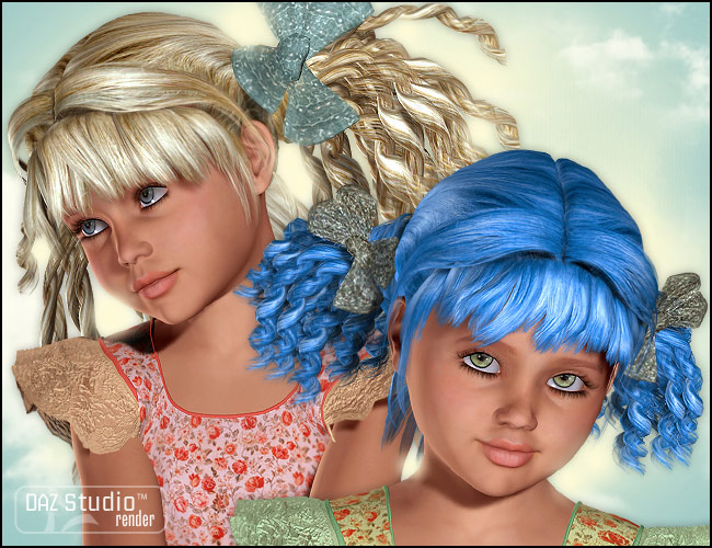 Daisy Hair by: SWAMgoldtassel, 3D Models by Daz 3D