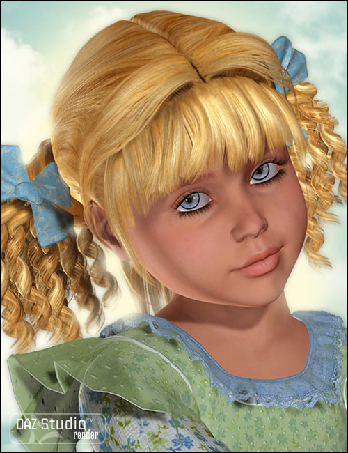 Daisy Hair by: SWAMgoldtassel, 3D Models by Daz 3D