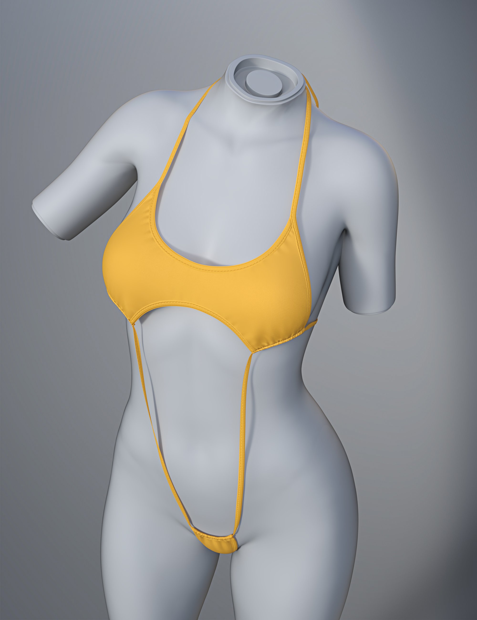 dForce SU Summer Sexy Swimsuit for Genesis 9, 8.1, and 8 Female