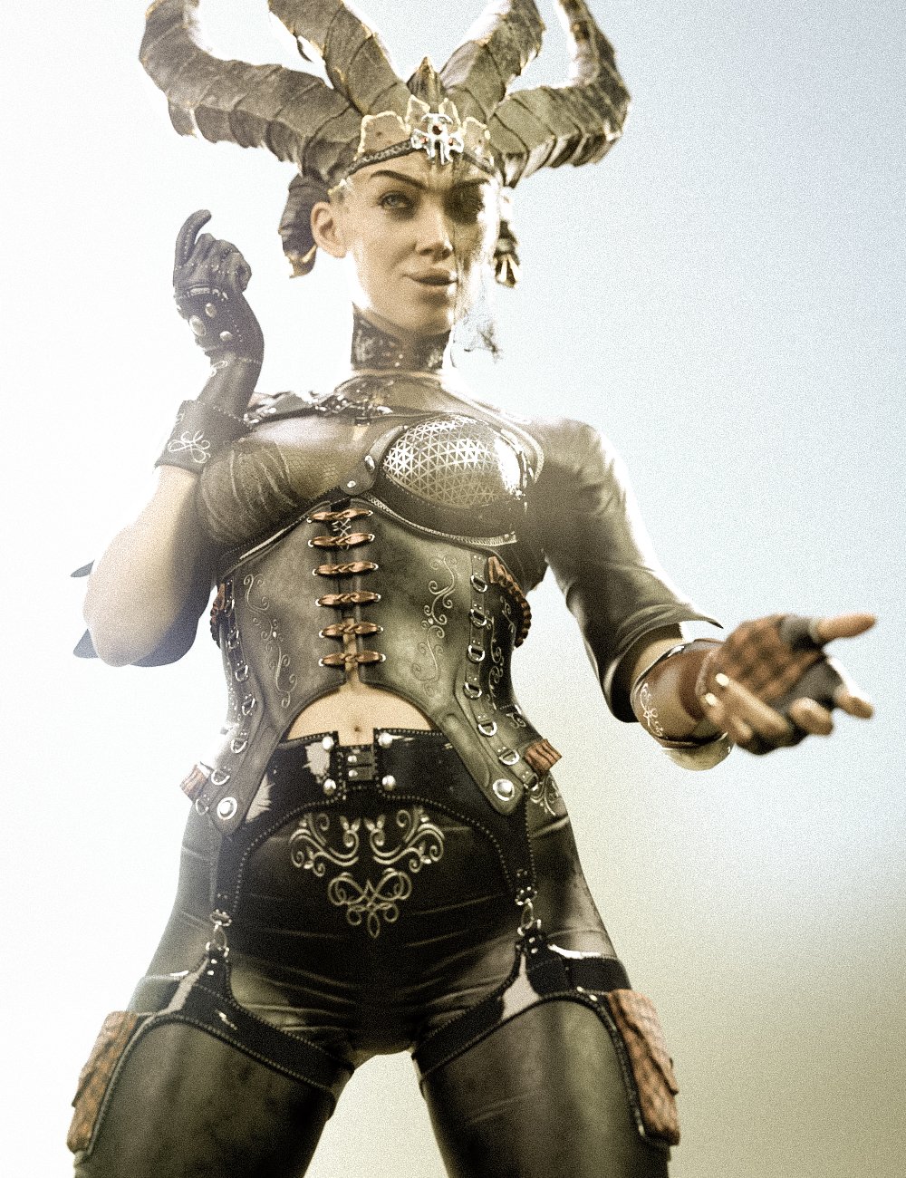 dForce Merauder Outfit Texture Add-On 01