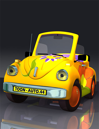 Toon Auto 44 by: 3djoji, 3D Models by Daz 3D