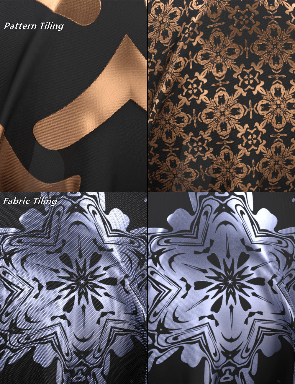 MMX Metallic Fabric Patterns for Iray | Daz 3D
