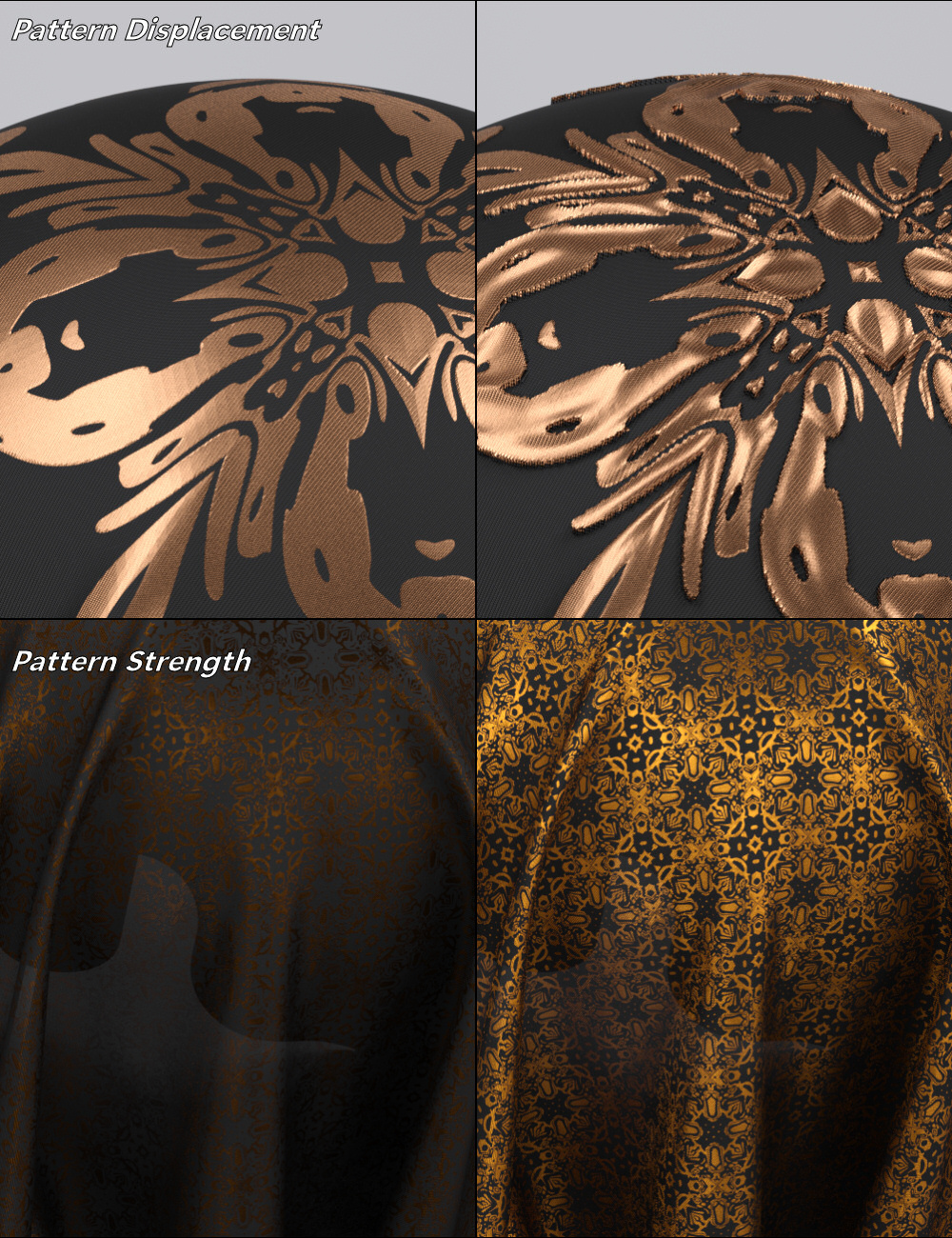 MMX Metallic Fabric Patterns for Iray | Daz 3D
