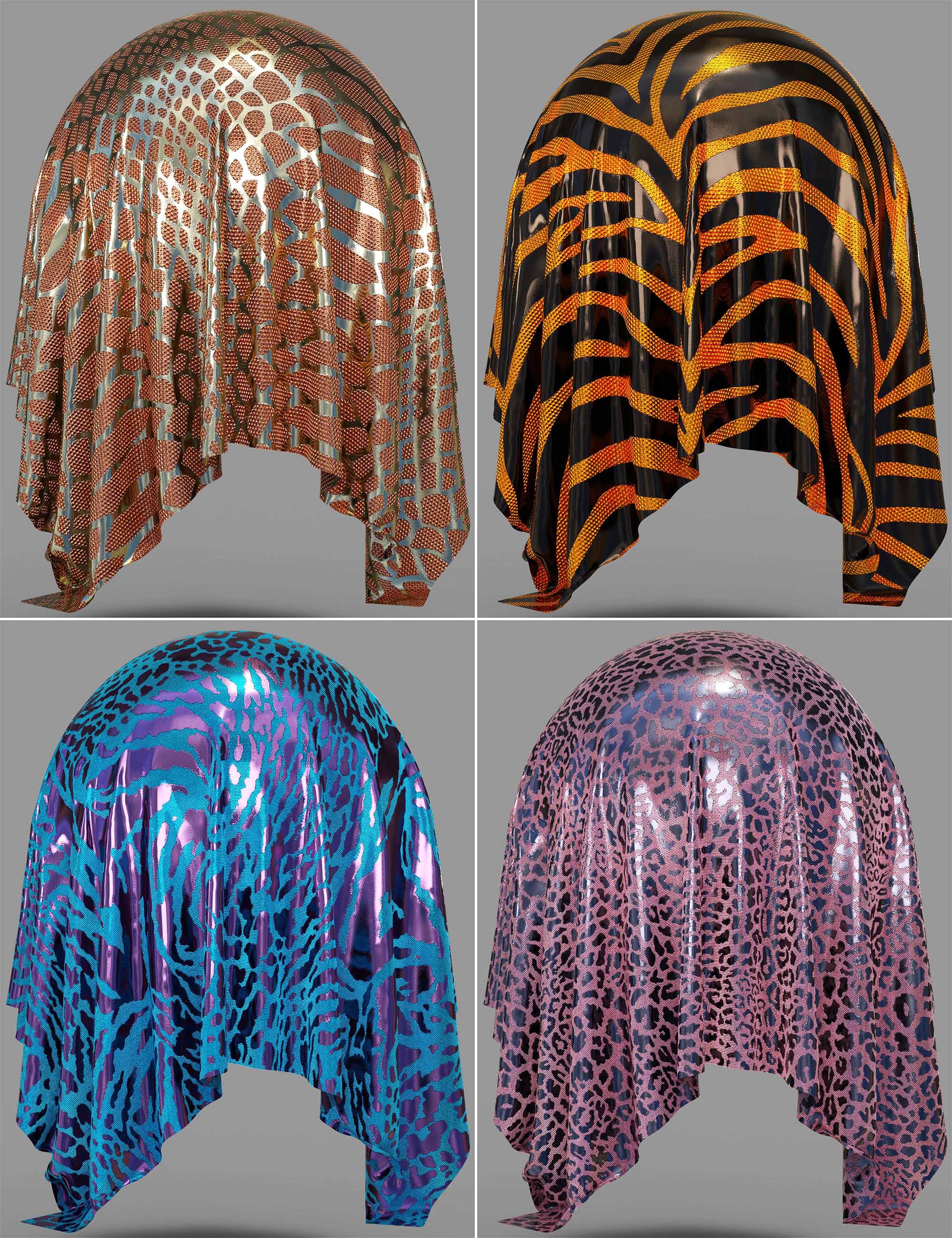 Glitter Animal Fabric Iray Shaders - MR
