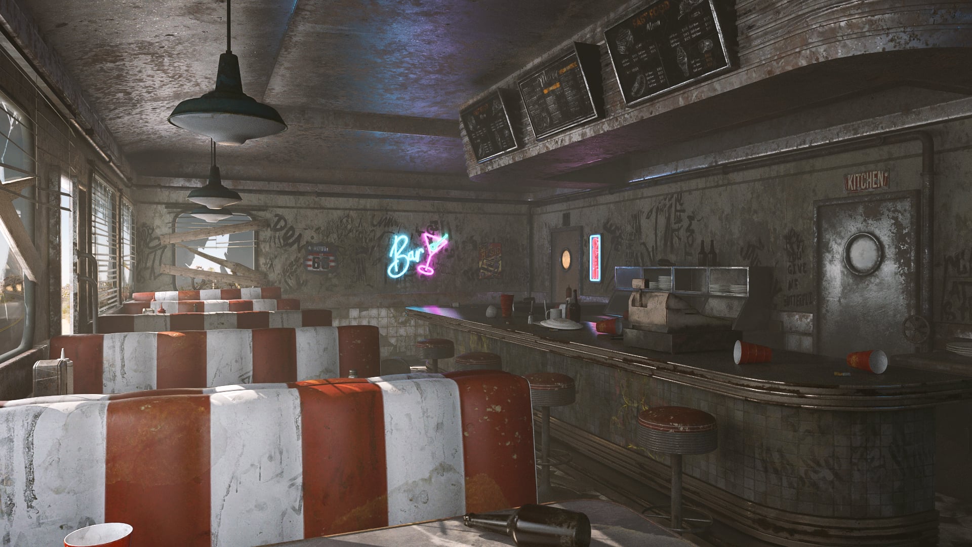 Abandoned Diner Daz 3d
