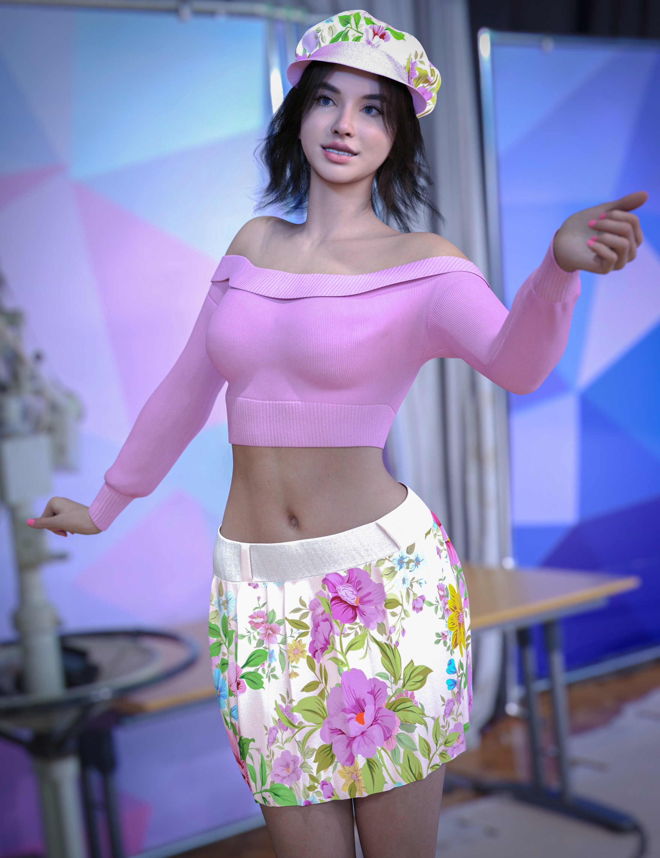 AH dForce Nora Casualwear Outfit For Genesis 9