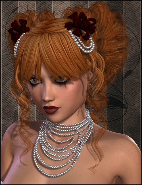 Scarlet Nights Hair by: Propschick, 3D Models by Daz 3D