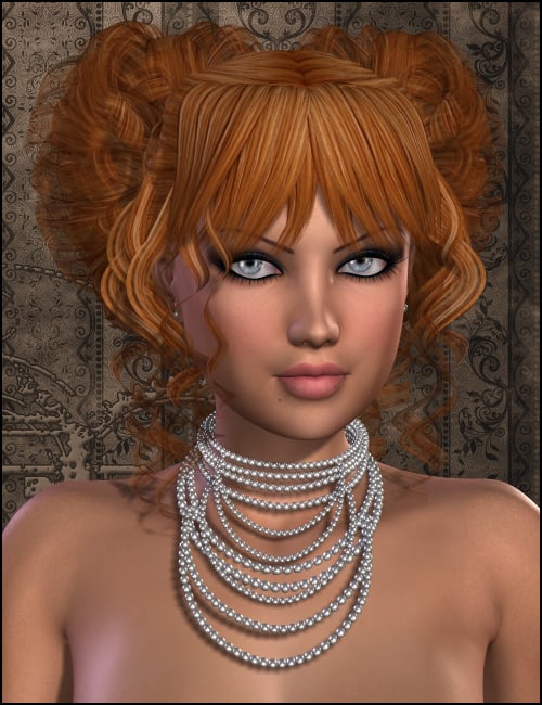 Scarlet Nights Hair by: Propschick, 3D Models by Daz 3D