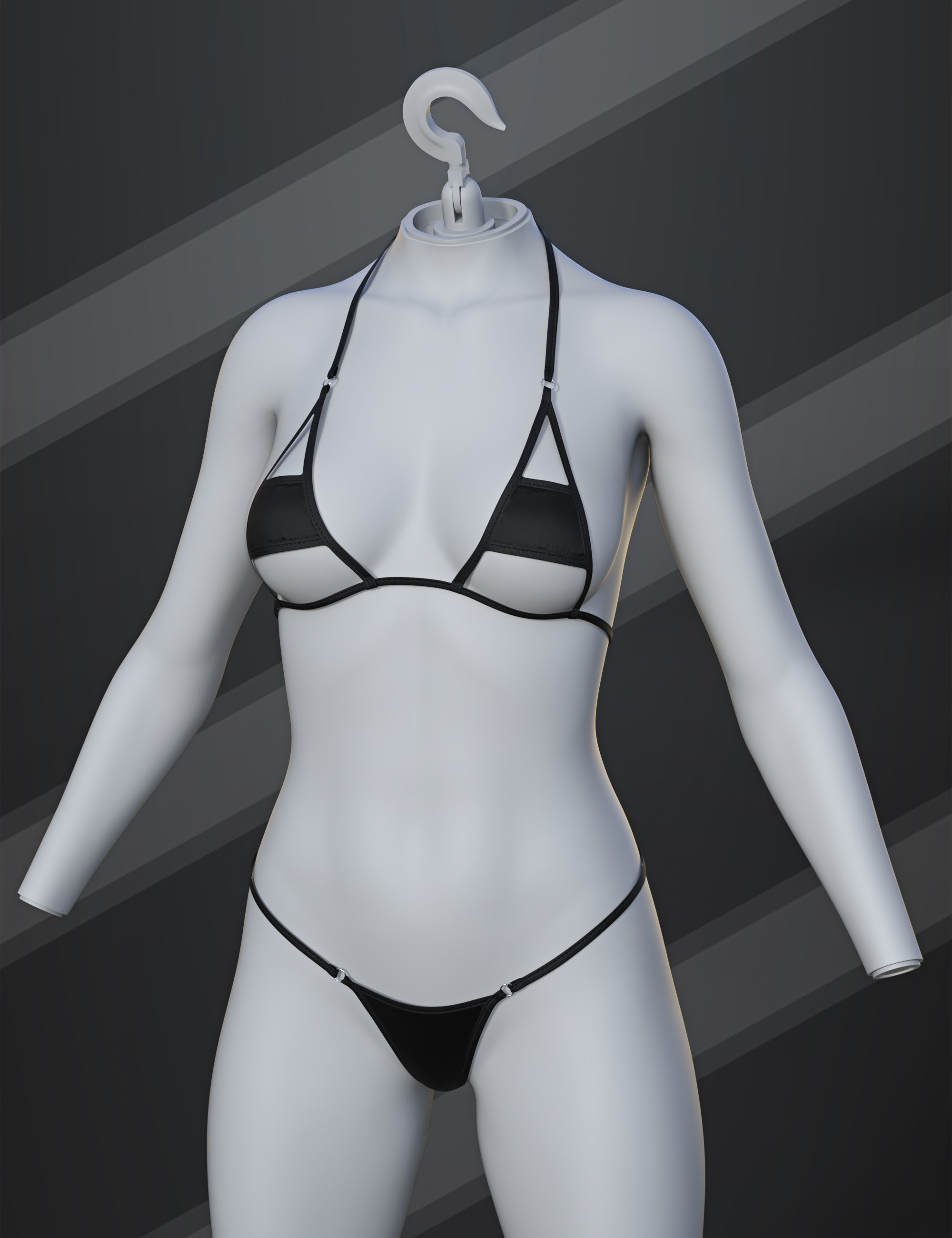 dForce SU Line Bikini for Genesis 9, 8.1, and 8 Female