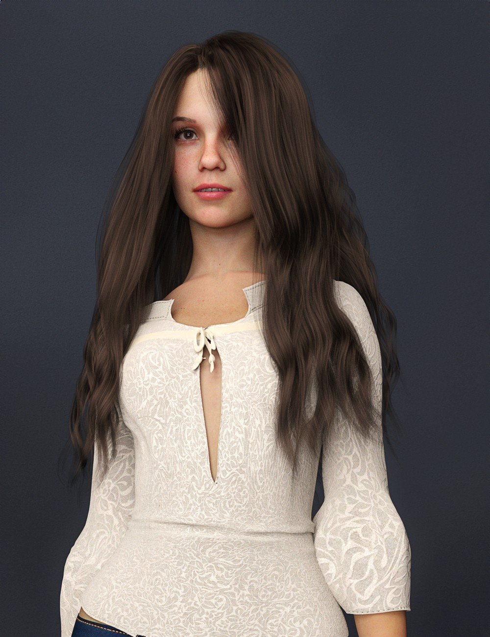 dForce CS Gentle Wave Hair for Genesis 9