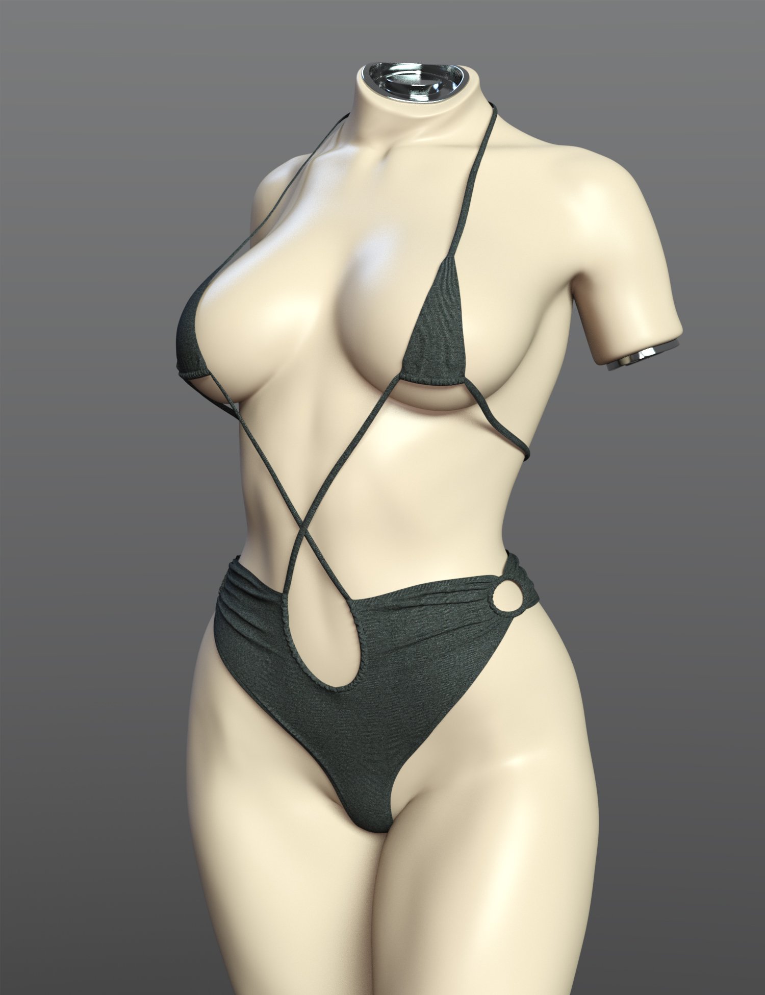 SPR Summer Mood Bikini for Genesis 9 by: Sprite, 3D Models by Daz 3D